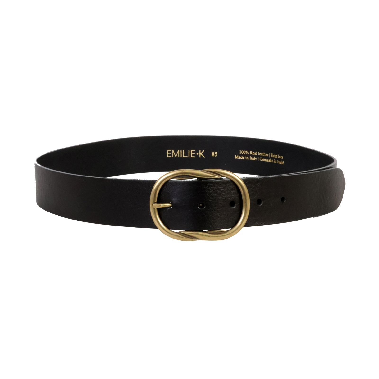 Ceinture Cuir Emilie Karston Kallista avec Pochette cadeaux