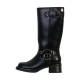 Bottes à Talon à Zip Xti