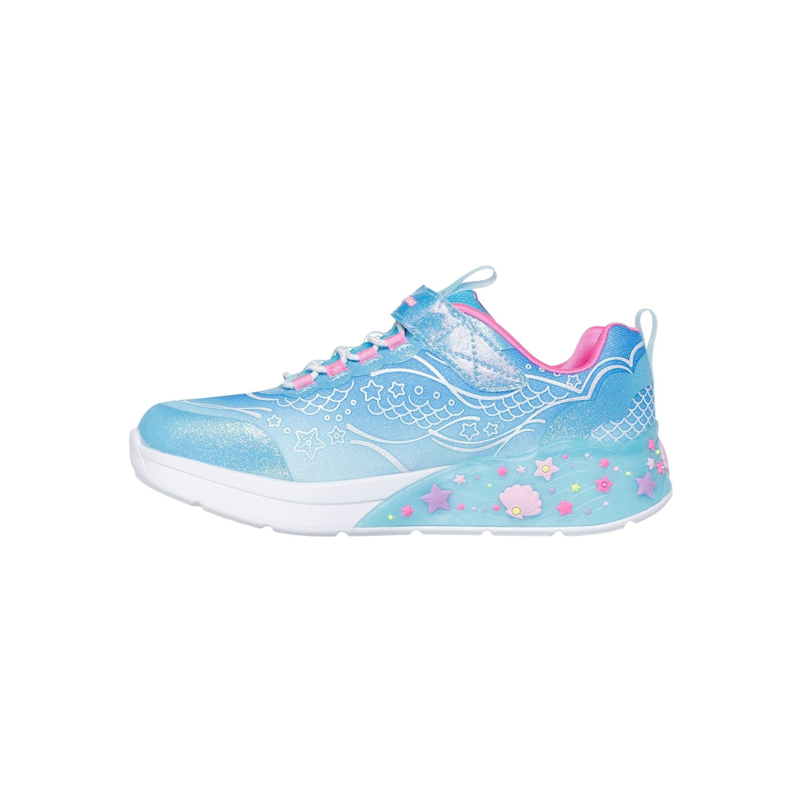 Basket à Lacets Enfant Skechers S Lighs Mermaid Dreams