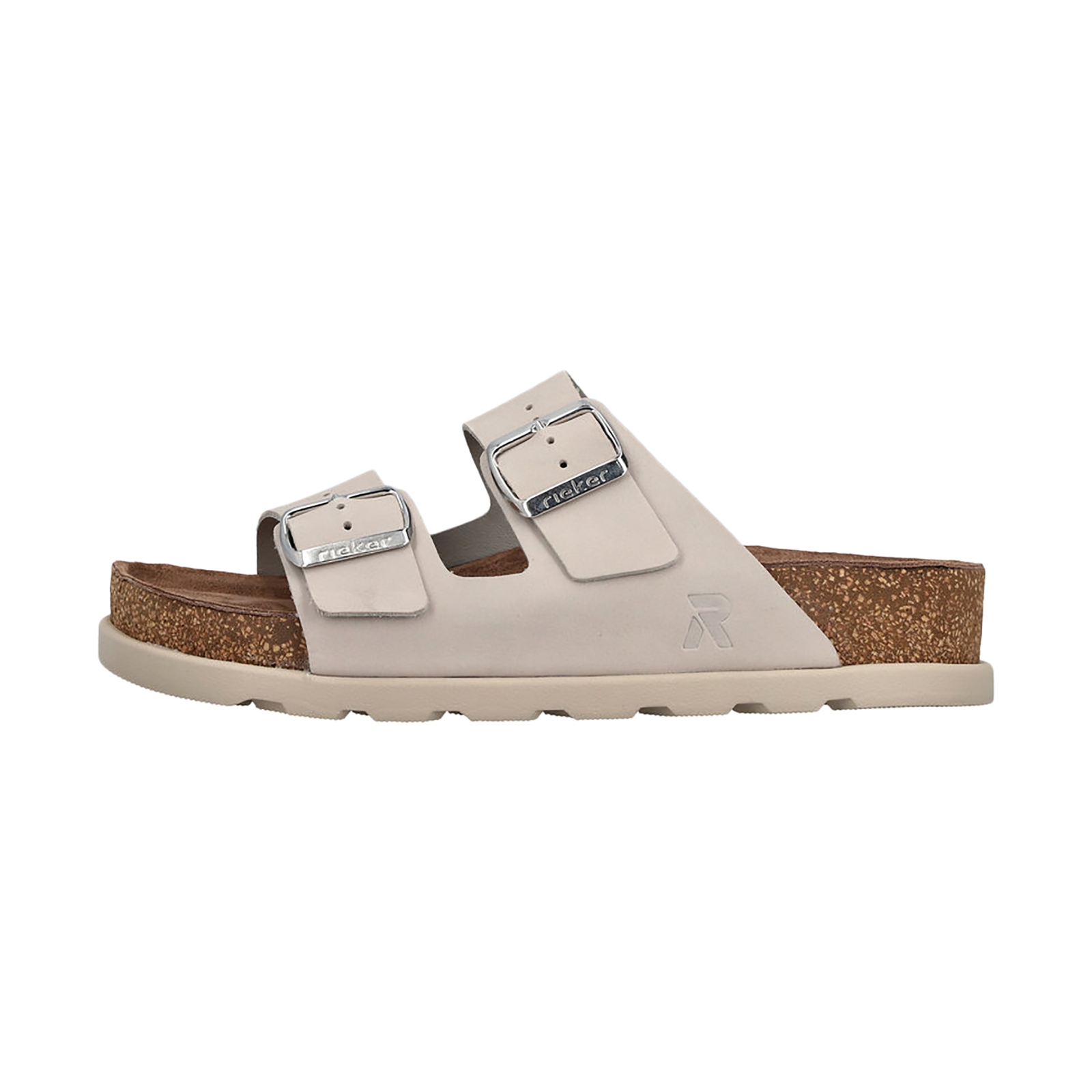 Mules Plates Cuir Rieker Cuba