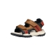 Sandales Cuir Geox Enfant J Borealis B A Elas Wax Syn