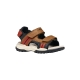 Sandales Cuir Geox Enfant J Borealis B A Elas Wax Syn