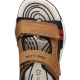 Sandales Cuir Geox Enfant J Borealis B A Elas Wax Syn