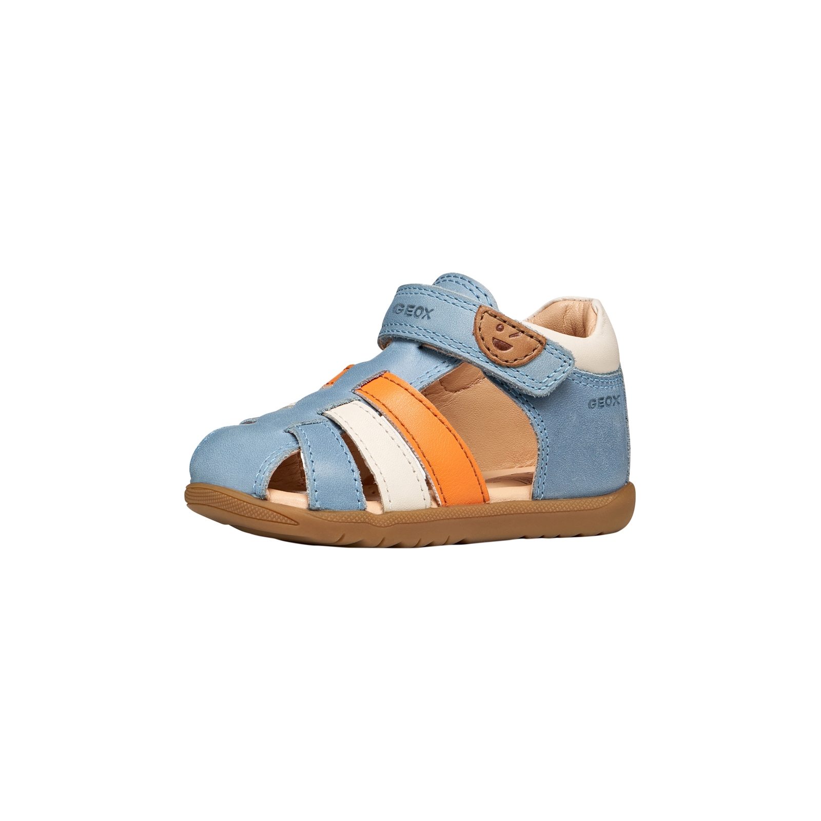 Sandales Plates Enfant Cuir Geox Macchia