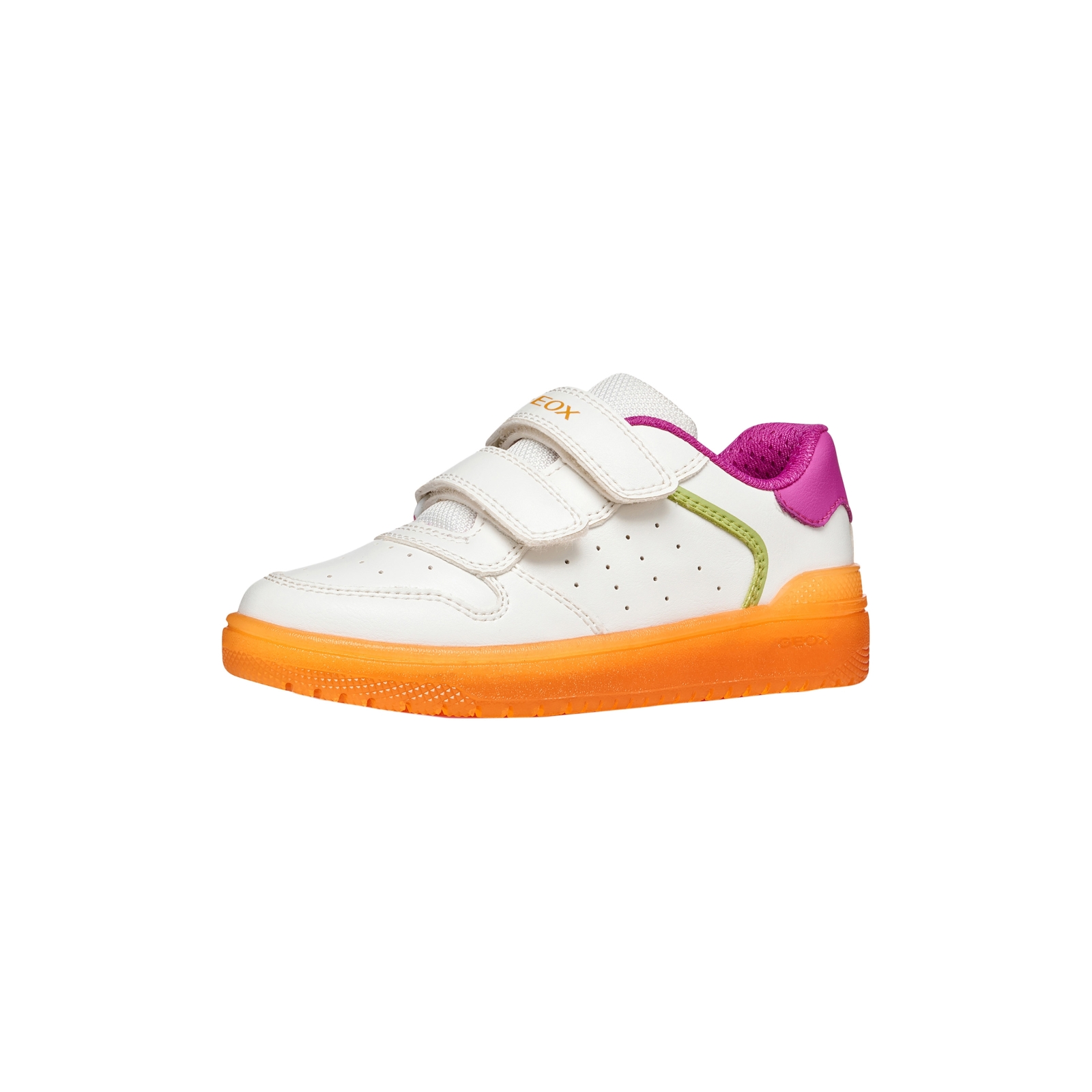 Basket Basse Enfant à Scratch Geox J Washiba