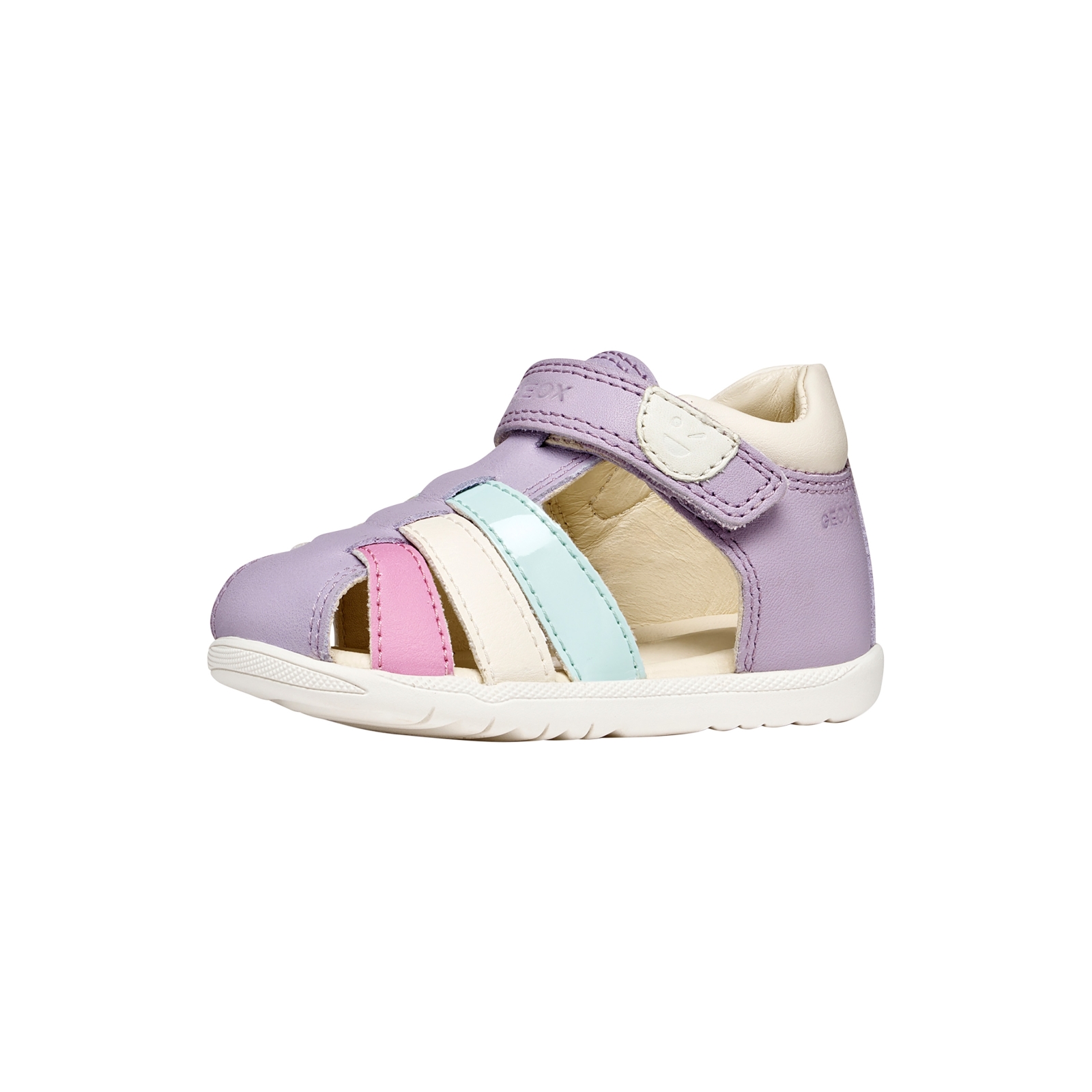 Sandales Enfant Cuir Geox Macchia G B NAP GBK PAT