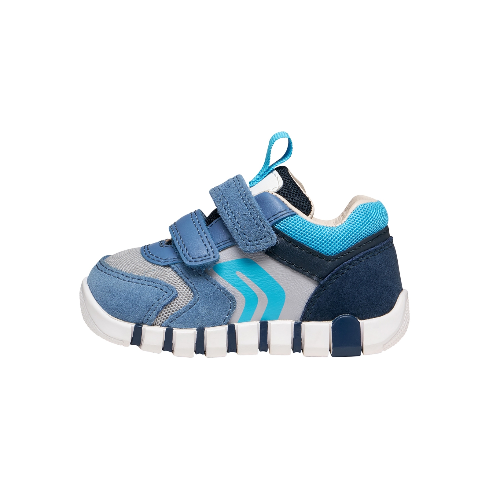 Basket Enfant Cuir Geox Lupidoo B D Suede Mesh