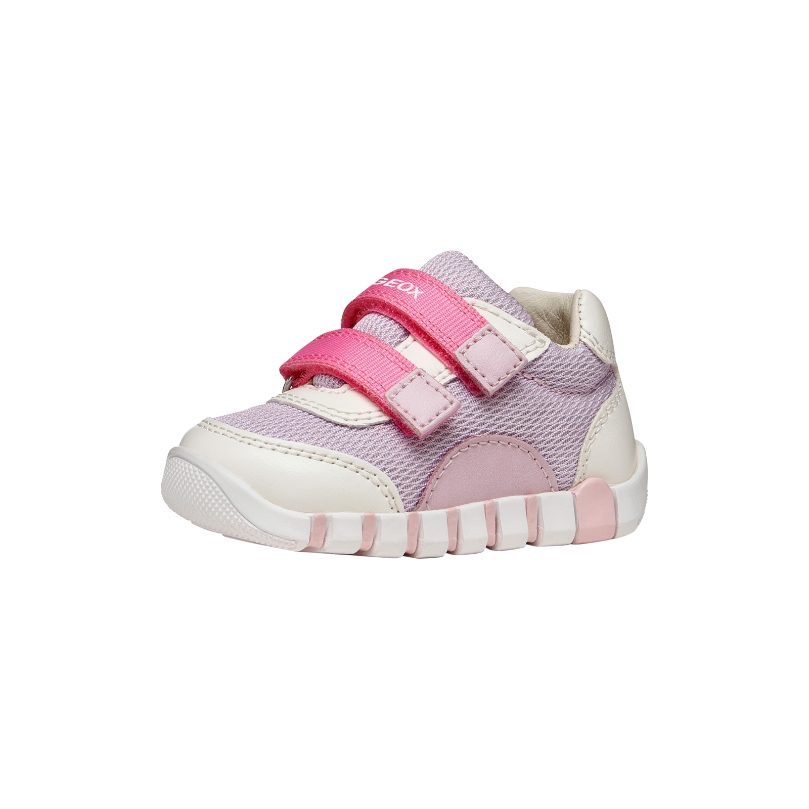 Basket Enfant Cuir Geox Lupidoo G A Mesh Geobuck