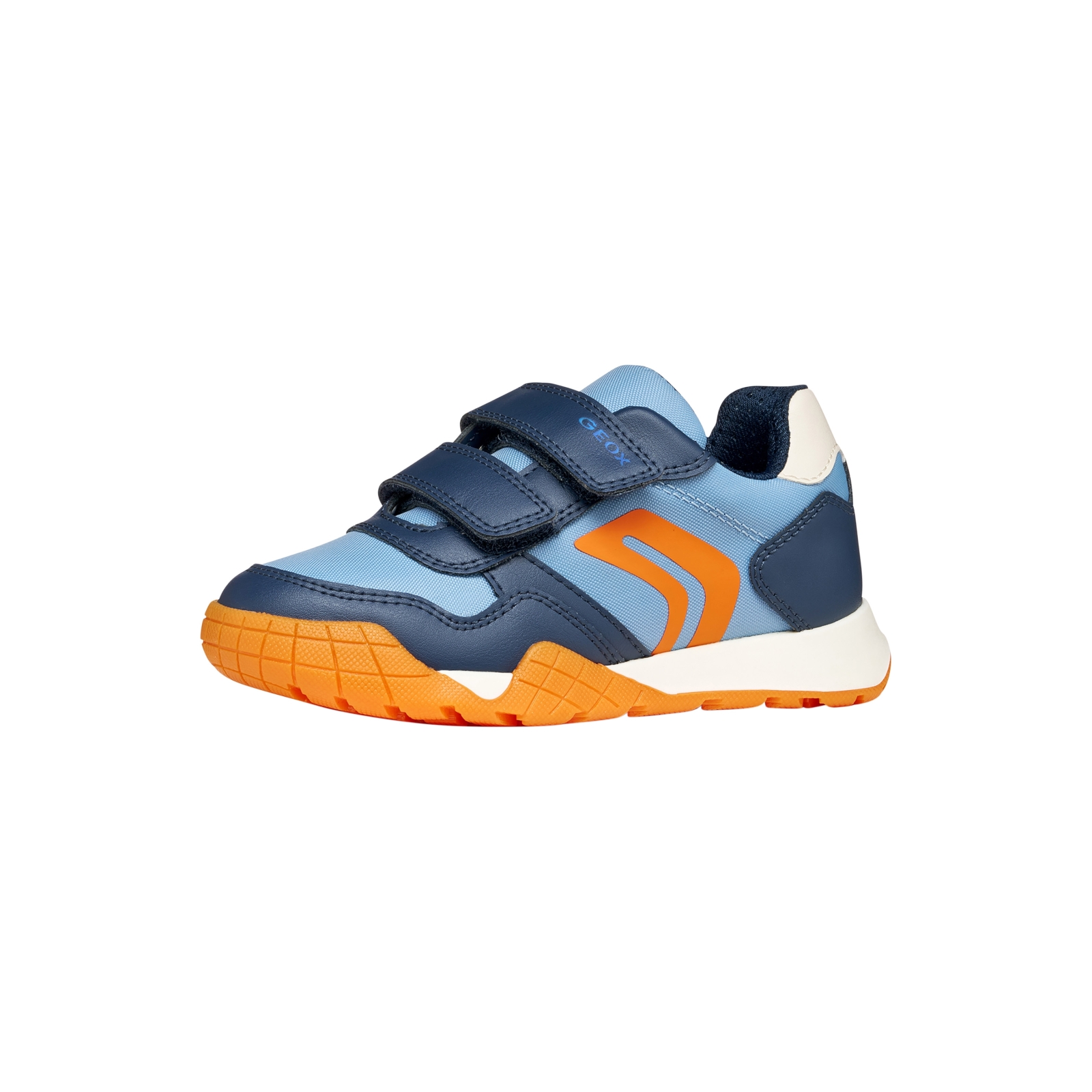Basket Basse Cuir Geox Enfant J Ran E