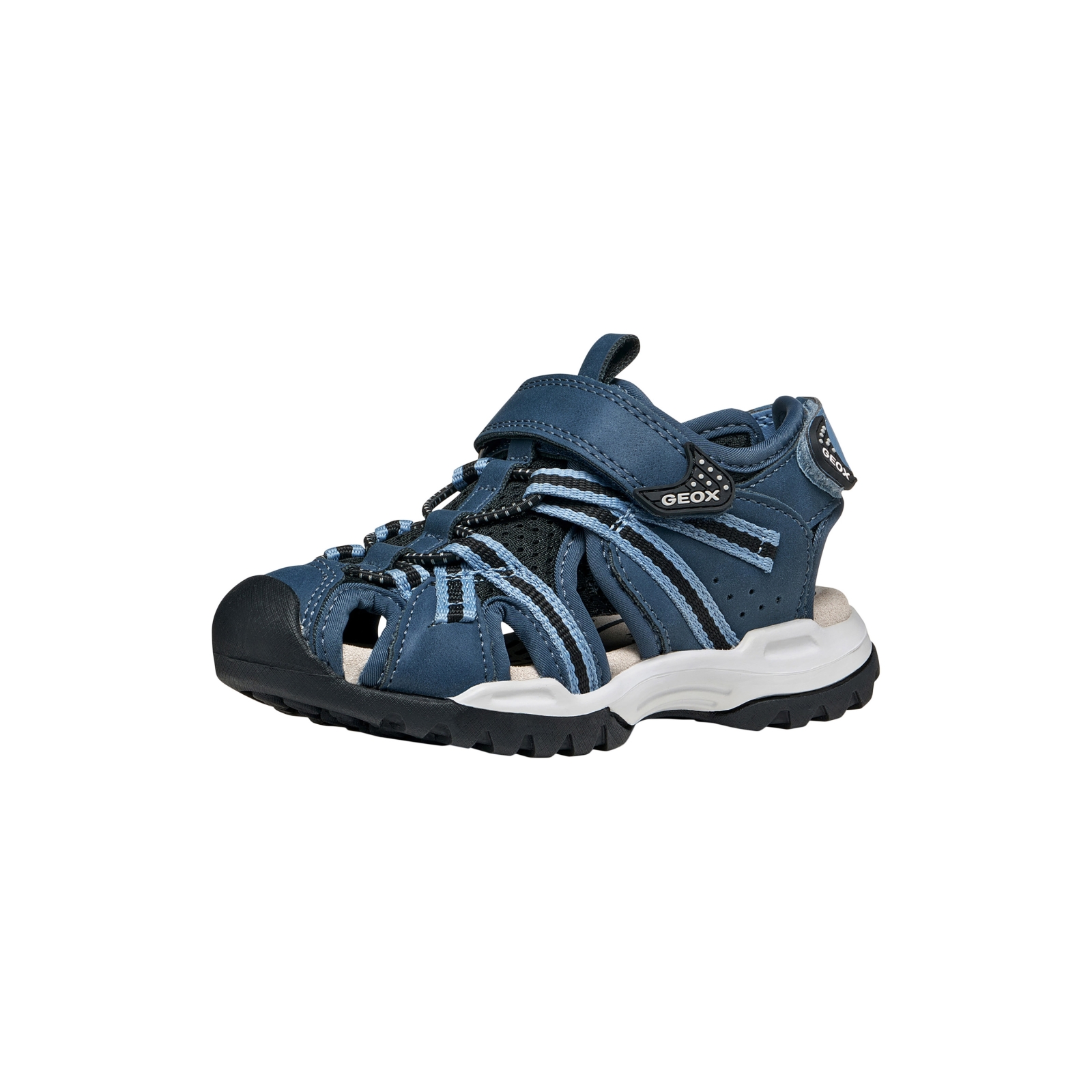 Sandales Cuir Geox Enfant J Borealis B.B Mesh Wax Syn