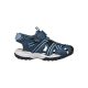 Sandales Cuir Geox Enfant J Borealis B.B Mesh Wax Syn