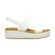Sandales à Enfiler Crocs Brooklyn matte Wrap low Wedge