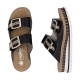 Mules Cuir Rieker Lugano