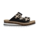 Mules Cuir Rieker Lugano