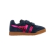 Basket Basse Cuir Enfant Gola Harrier Glitz Strap Trainer