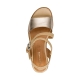 Sandales Compensées Cuir Tamaris