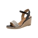 Sandales Cuir Compensé Tamaris