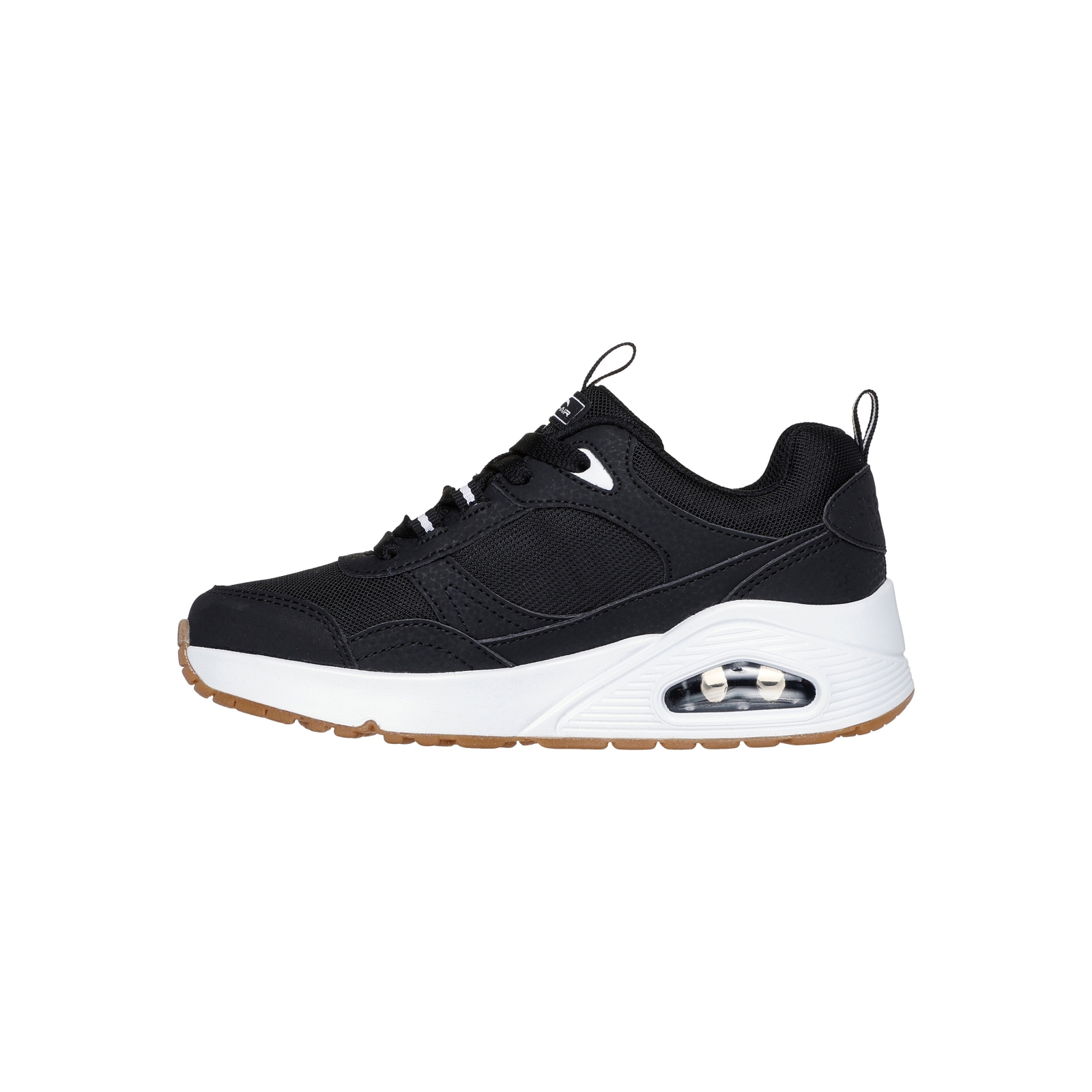 Basket Junior à Lacets Skechers Uno. Retro-Groove