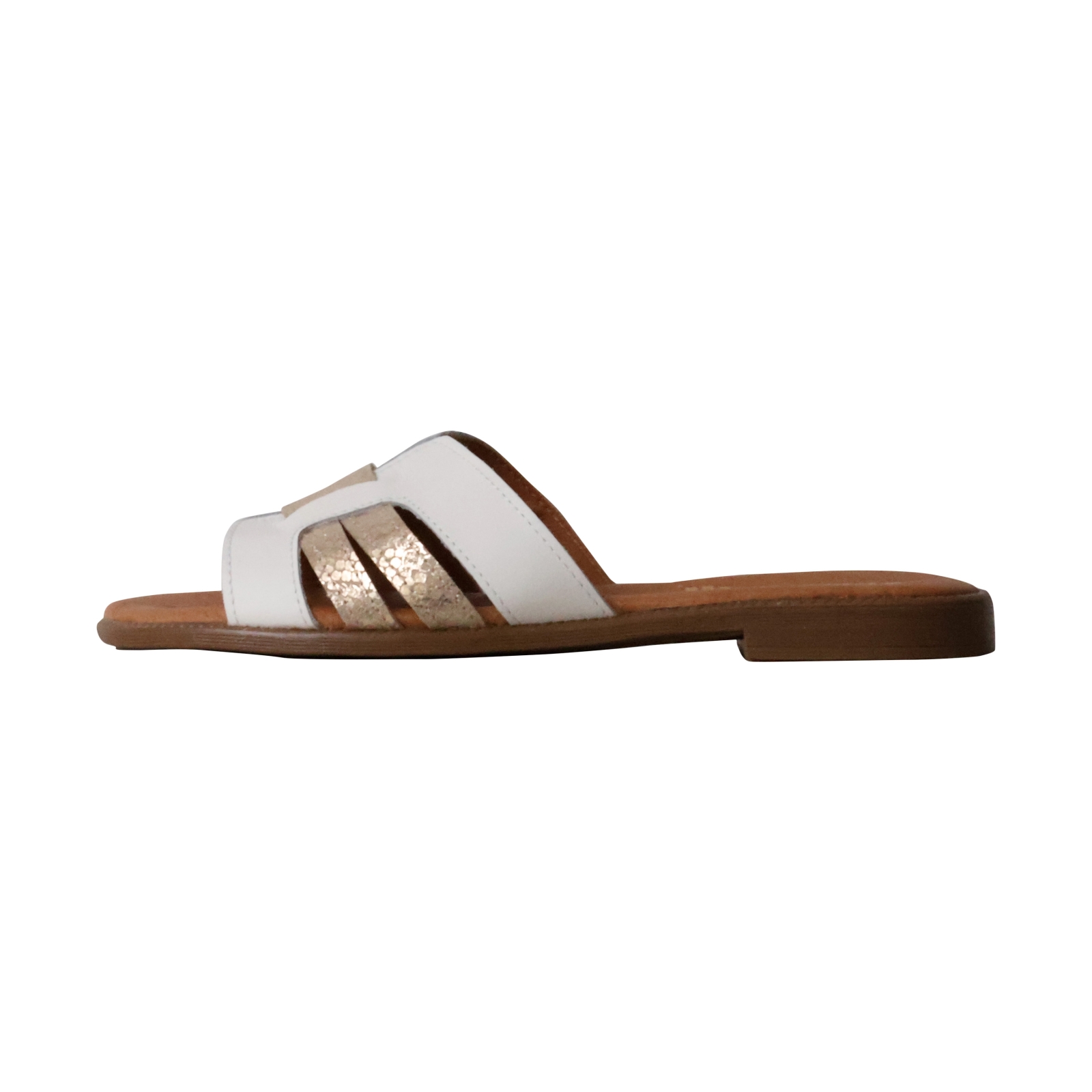 Sandales Plates Cuir The Divine Factory Alénoa
