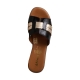Sandales Plates Cuir The Divine Factory Alénoa