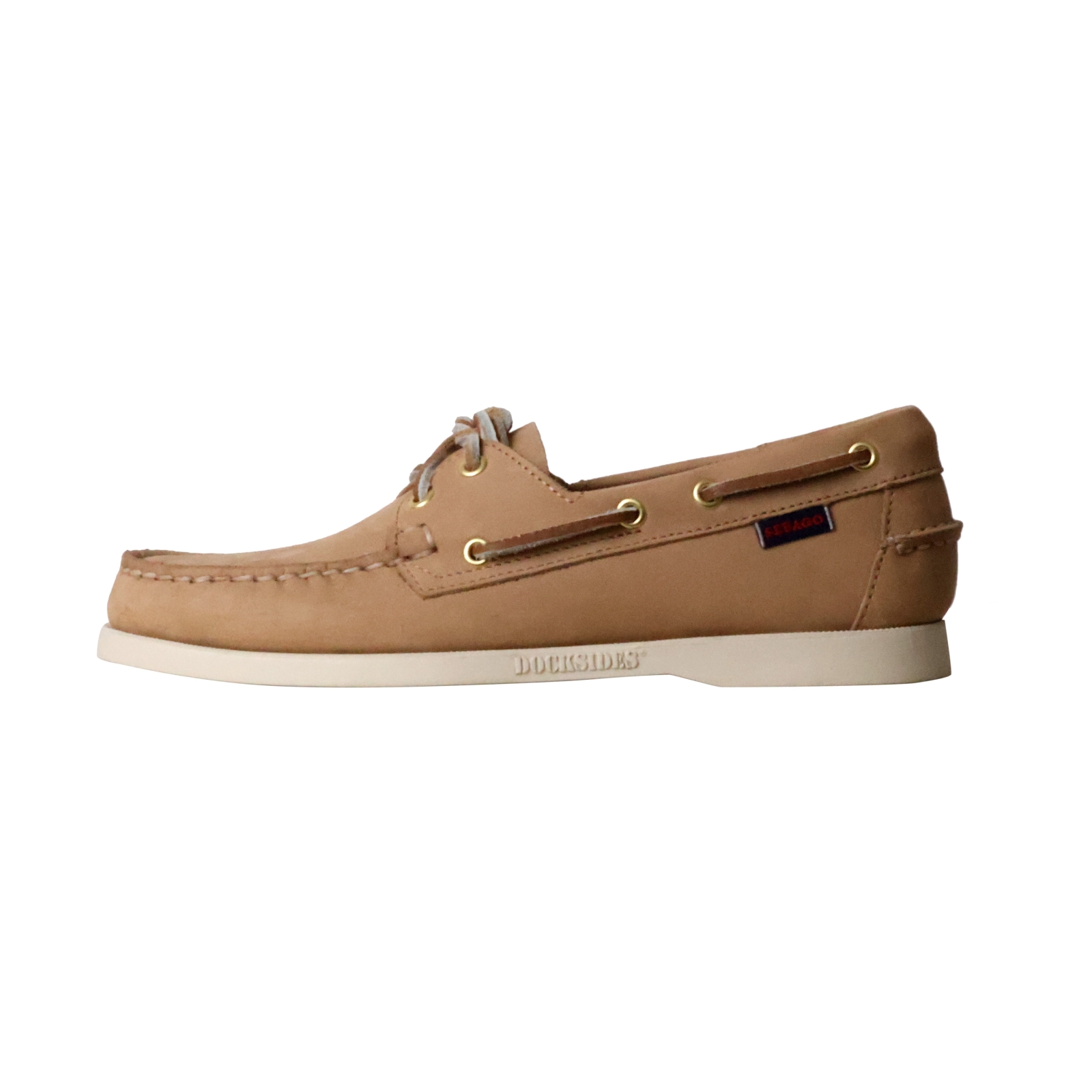 Mocassin Cuir Docksides Sebago Portland Nubuck