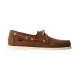Mocassin Cuir Docksides Sebago Portland Nubuck