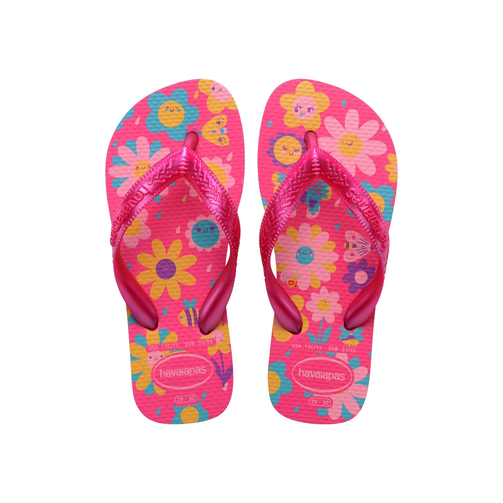 Tong Enfant à Enfiler Havaianas Flores