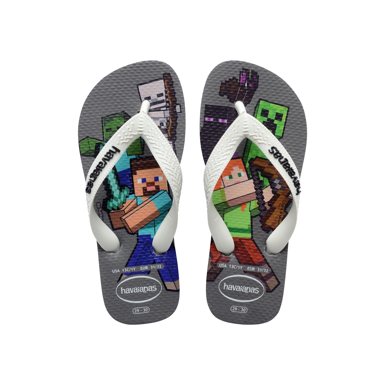 Tong Enfant à Enfiler Havaianas Minecraft