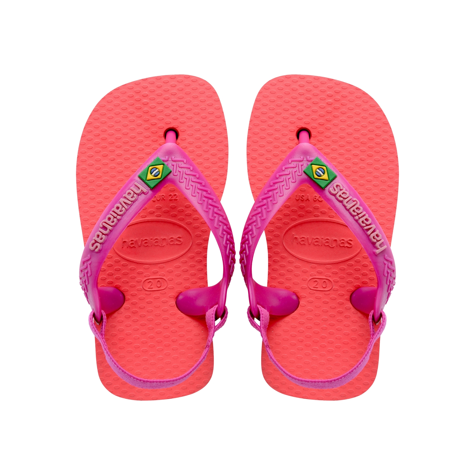 Tong Bébé à Élastique Havaianas N.B Brasil Logo