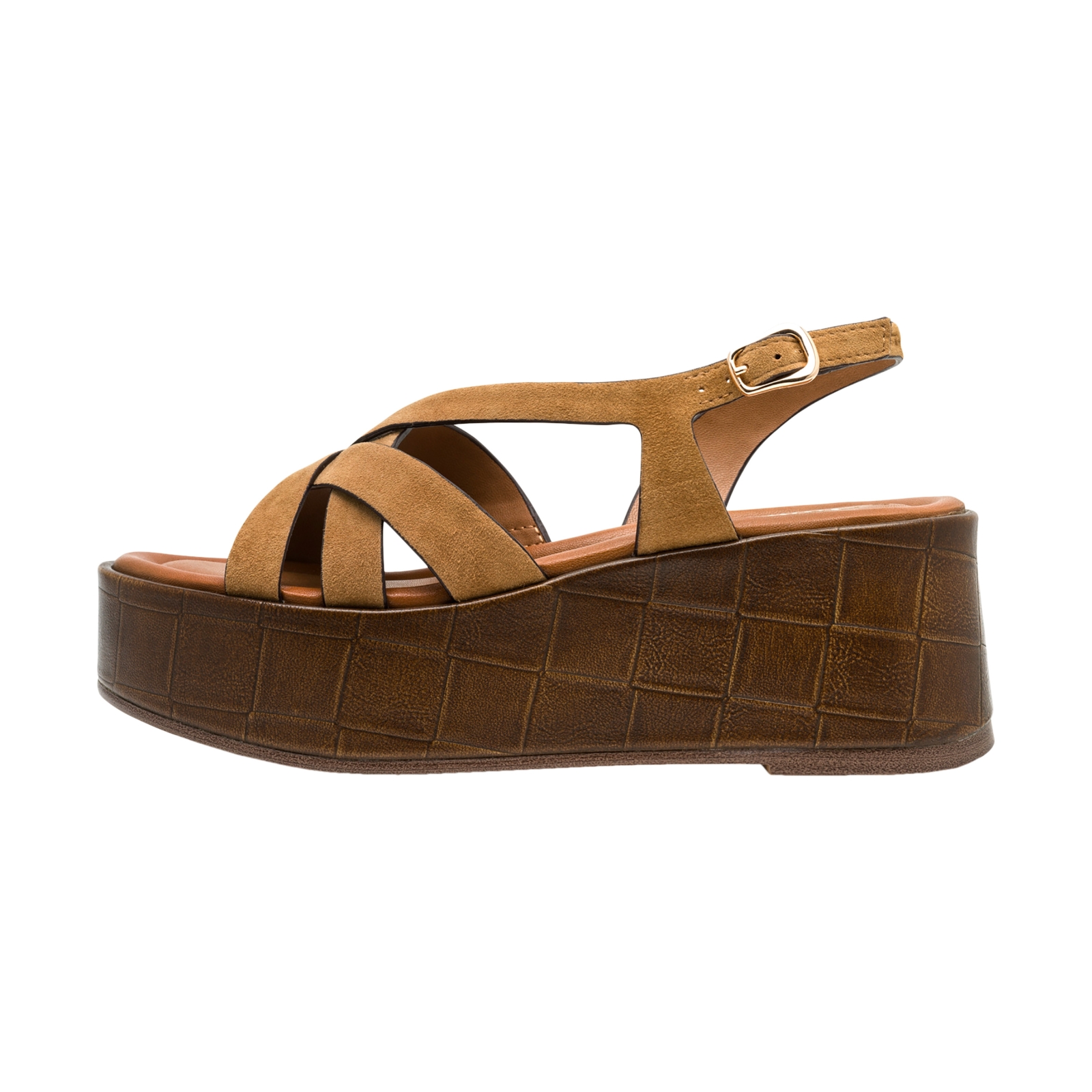 Sandales Cuir Compensée Tamaris