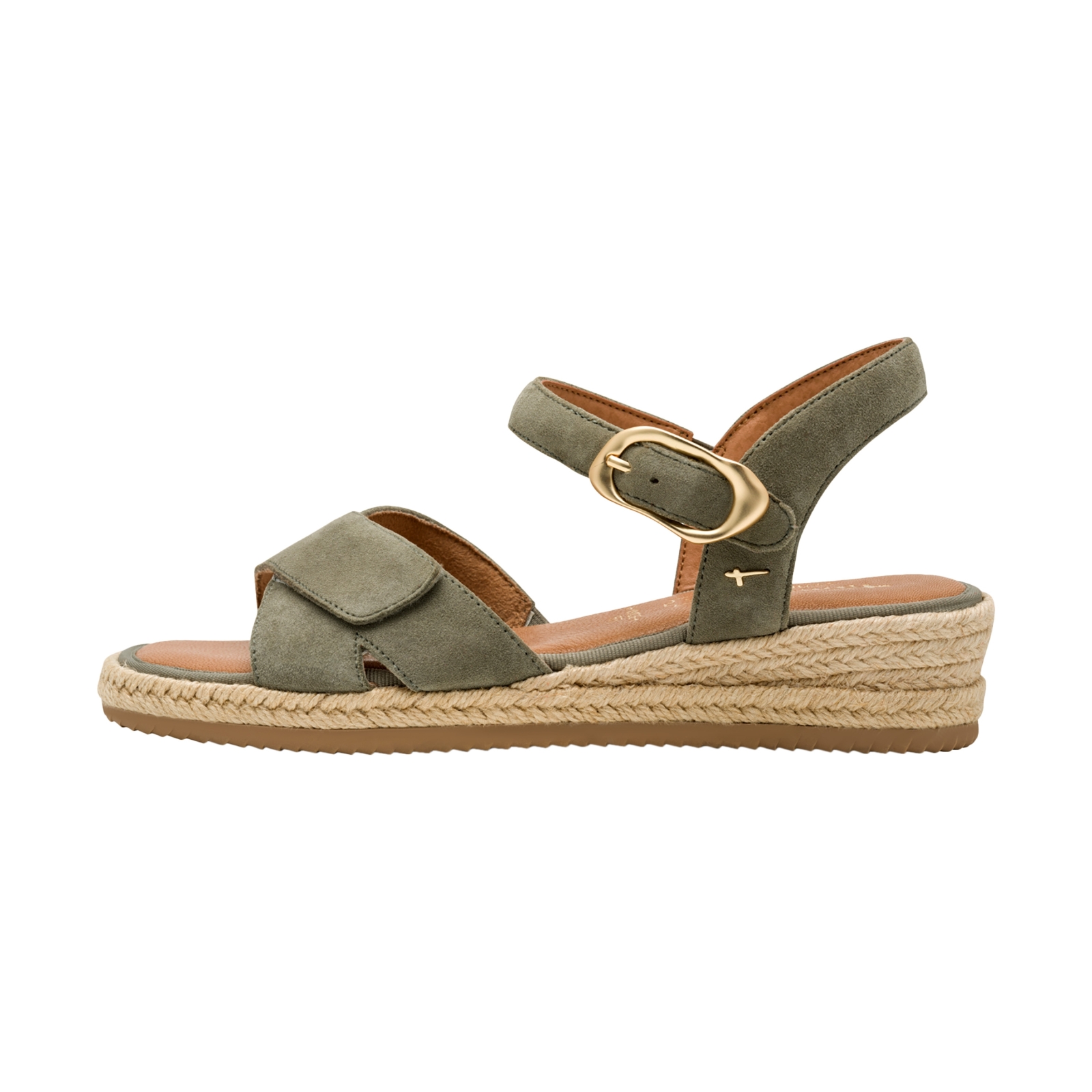 Sandales Compensées Cuir Tamaris Comfort