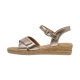 Sandales Cuir Compensée Tamaris Comfort