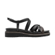 Sandales Cuir Compensée Tamaris