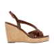 Sandales Cuir Compensée Tamaris