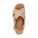 Sandales Cuir Compensée Tamaris