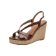 Sandales Cuir Compensée Tamaris