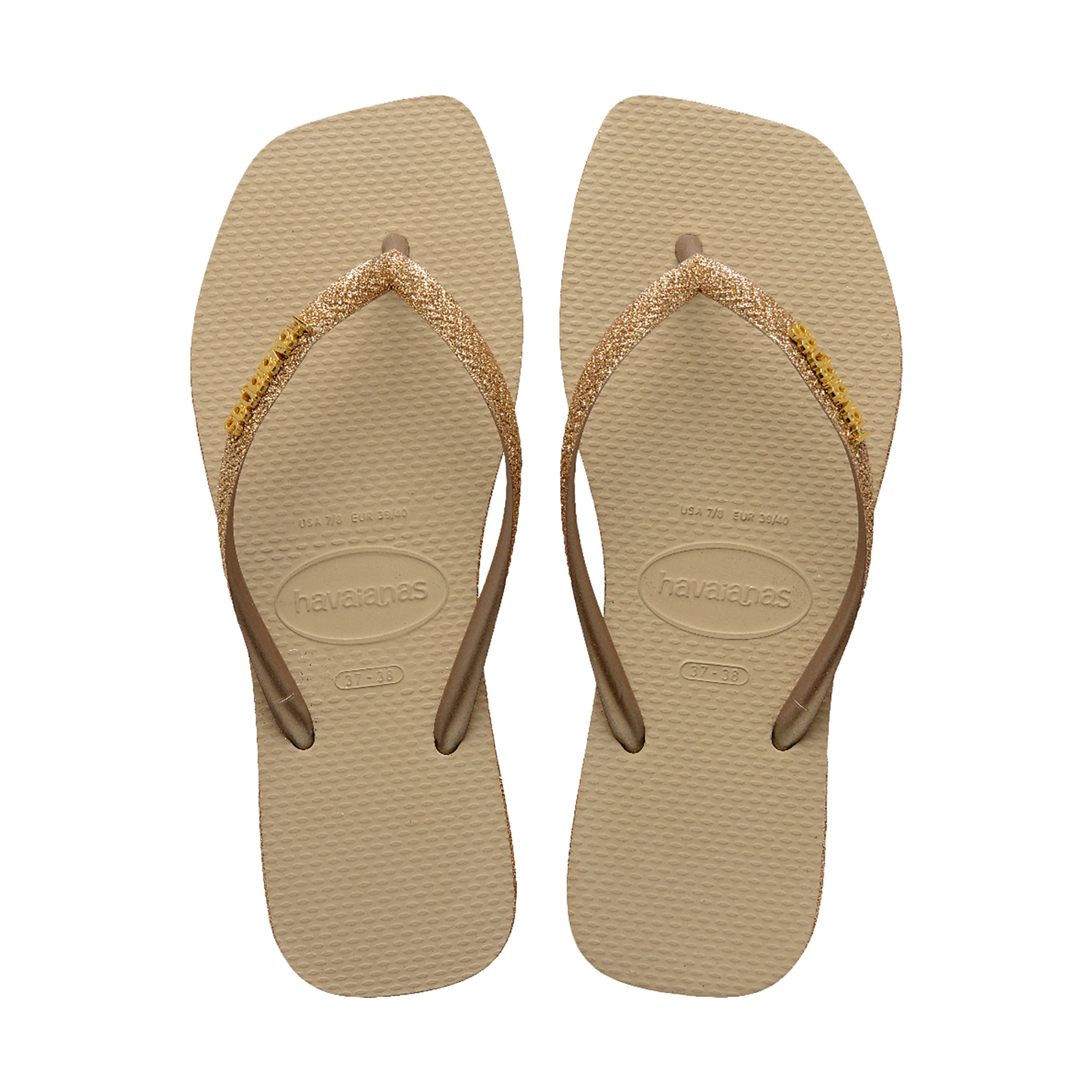 Tong à Enfiler Havaianas Slim Square Sparkle