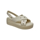 Sandales à Scratch Crocs Brooklyn 4u cross strap
