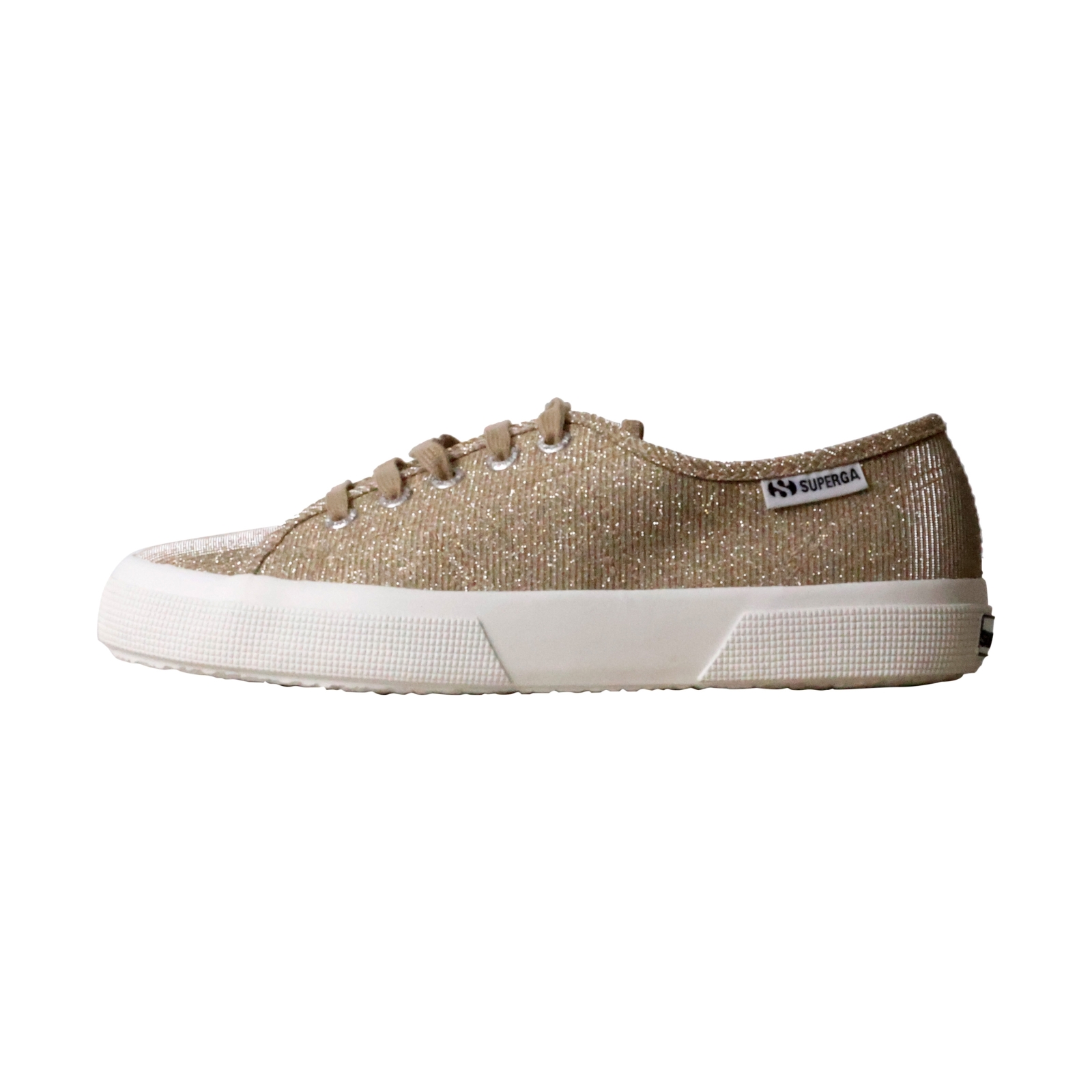 Basket à Lacets Superga Jersey Lame Leggera
