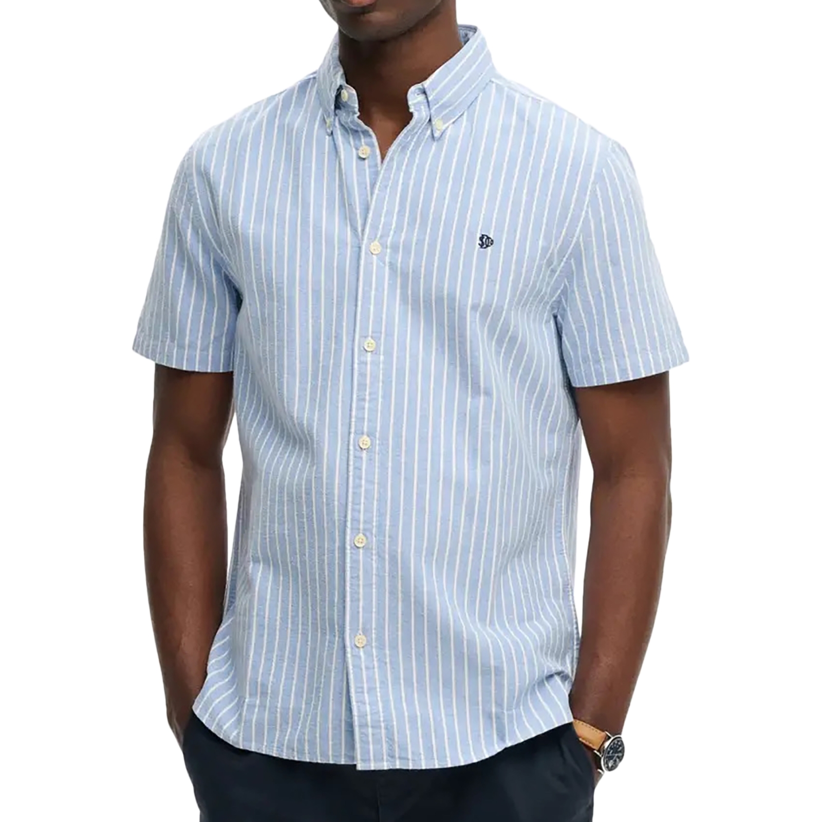 Chemise à Manches Courtes Superdry Oxford Preppy