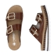 Sandales Compensée Cuir Rieker