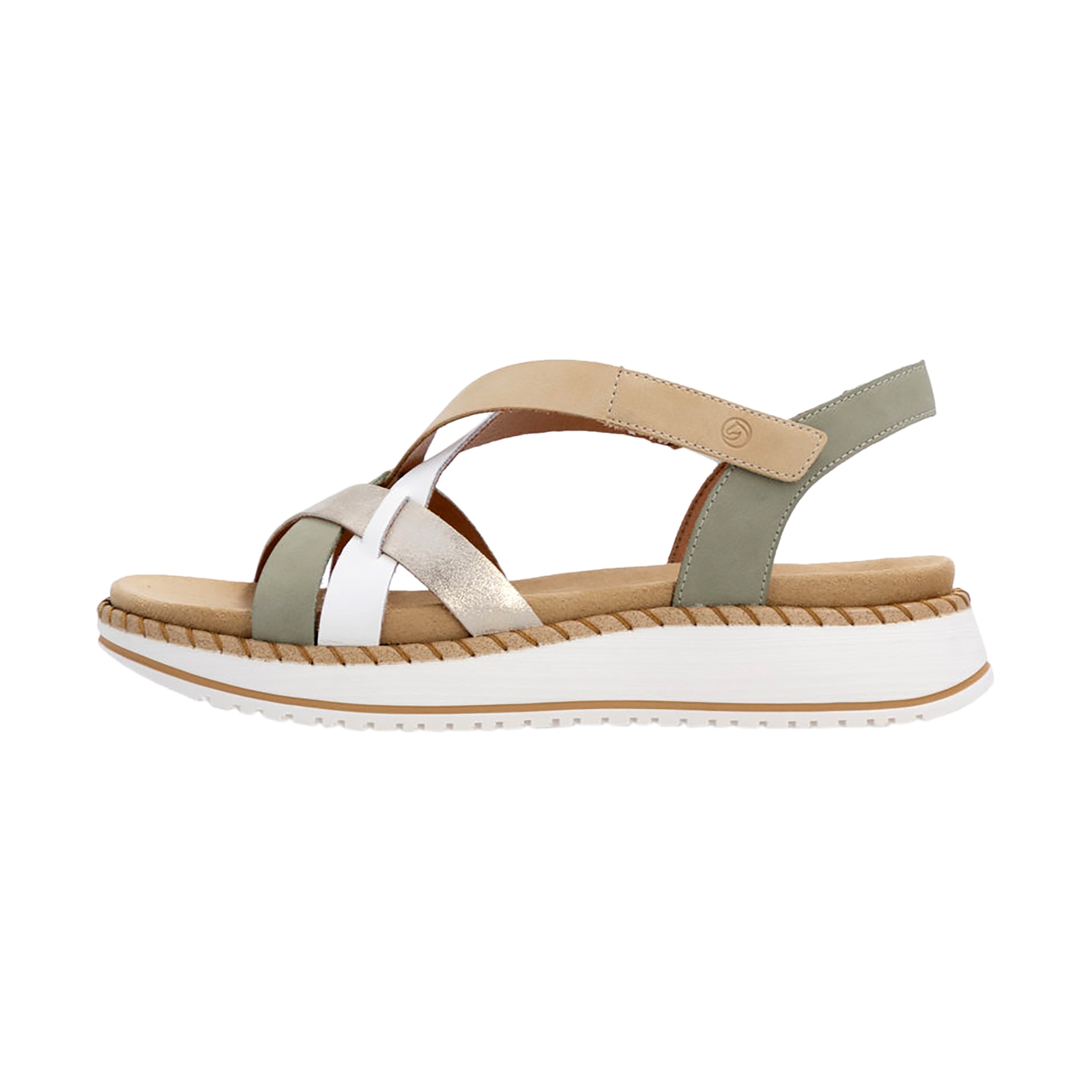 Sandale Cuir Compensée Remonte