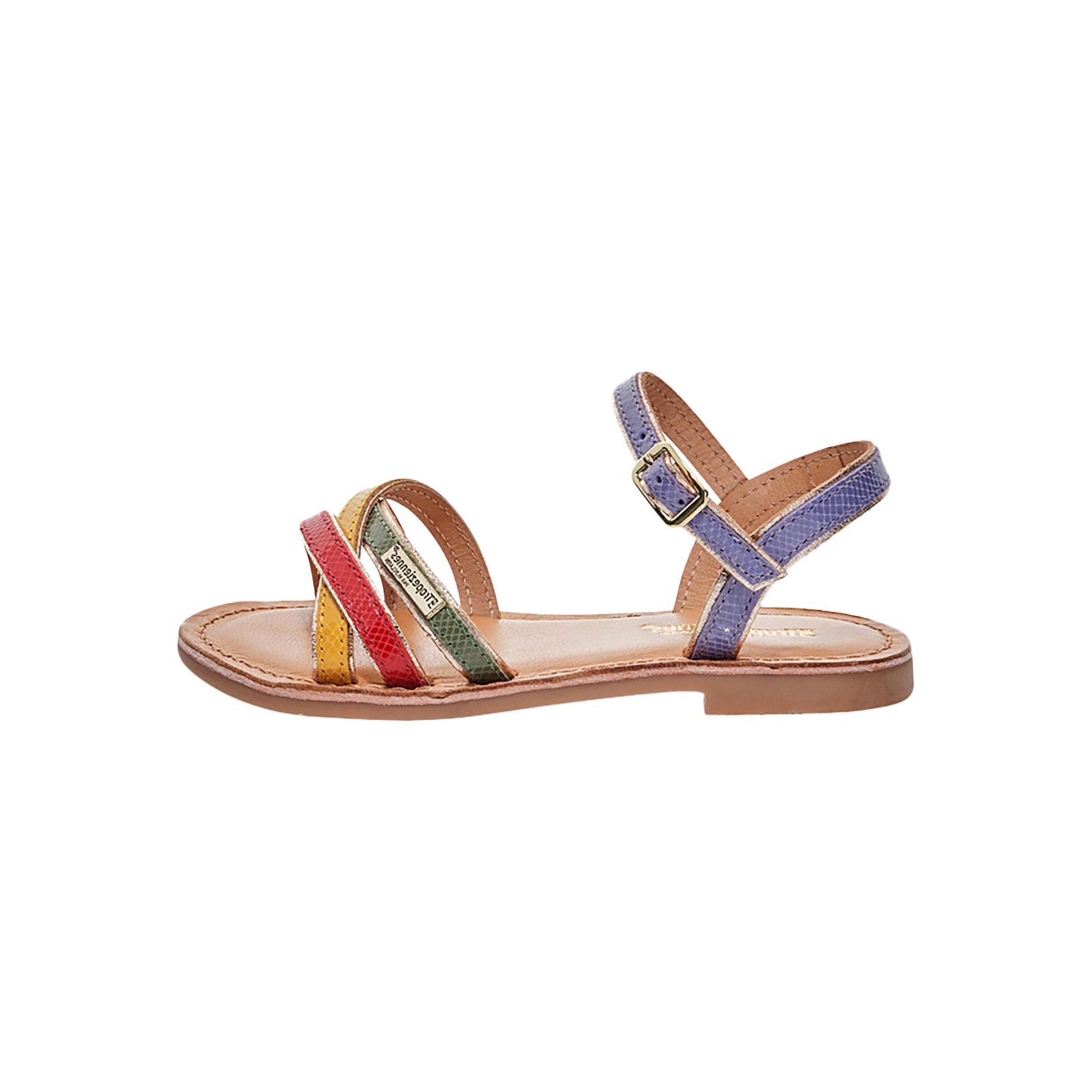Sandales Plate Cuir Tropeziennes Belix Par M Belarbi