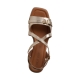 Sandales Compensées Cuir Emilie Karston Napolie