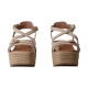 Sandales Compensées Cuir Emilie Karston Napolie