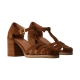 Sandales à Talon Cuir Emilie Karston Brigitte