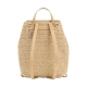 Sac à Dos Desigual Half Logo Raffia Luena Mini