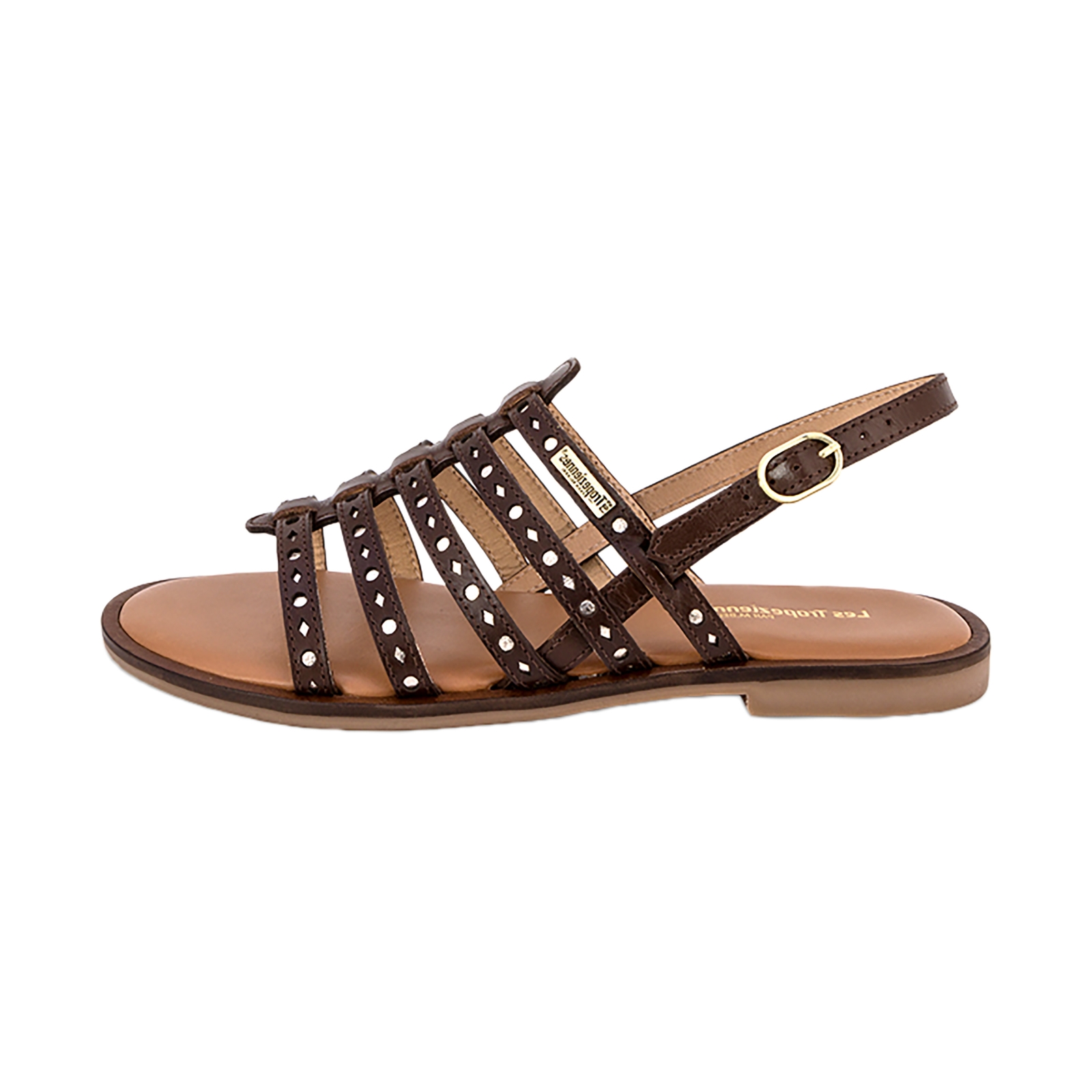 Sandales Plates Cuir Les Tropeziennes Par M.Belarbi Helectron
