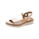 Sandales Cuir Compensé Tamaris Comfort