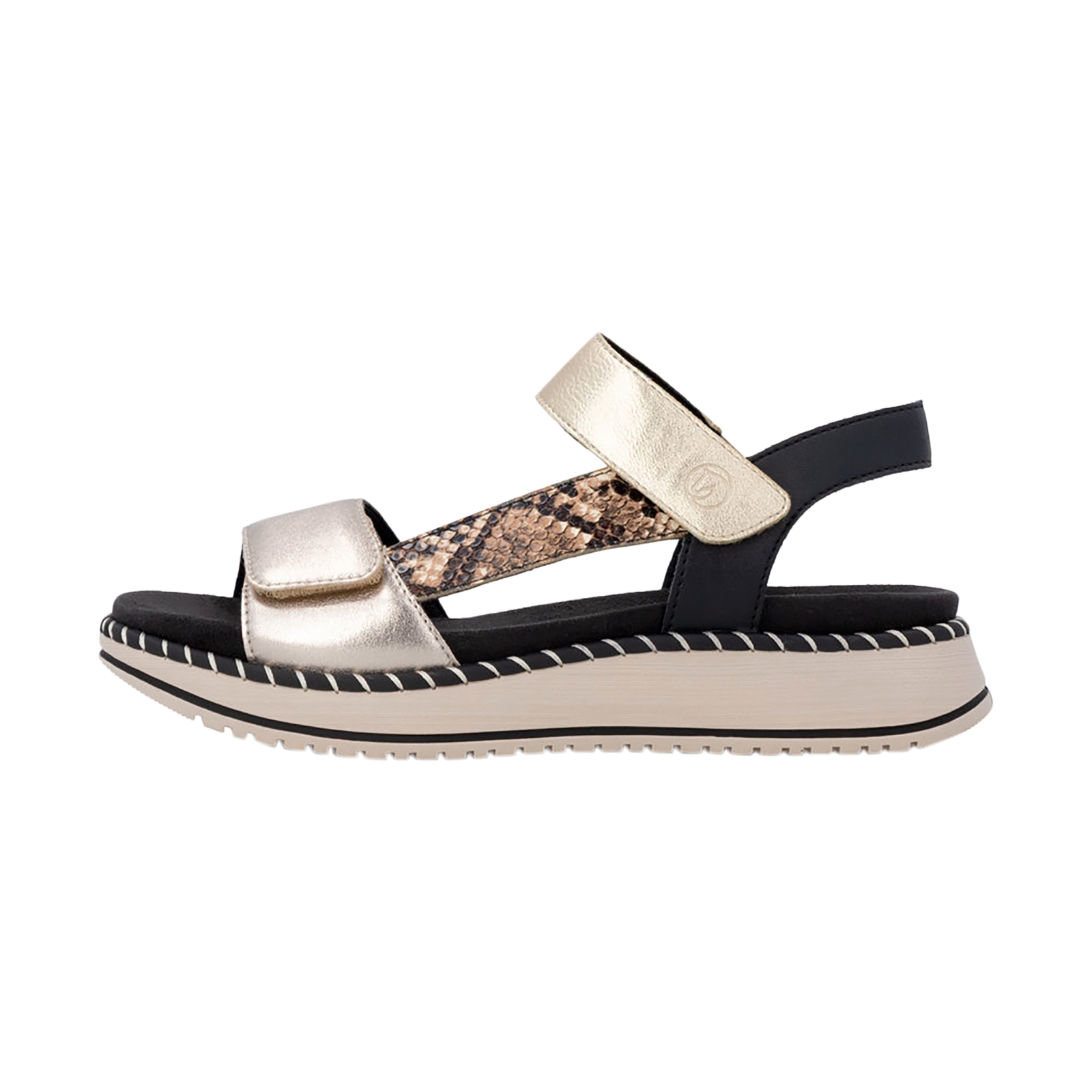 Sandales Cuir Compensé Remonte Boa